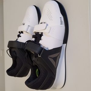 Reebok Legacy Lifter size 12 black and white weightlifting shoes new with box
